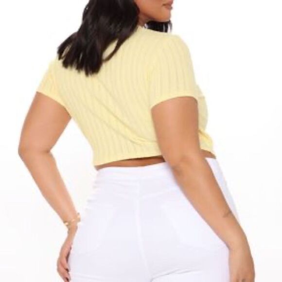 ✨Ribbed Cropped T-Shirt✨  - Picture 1 of 5
